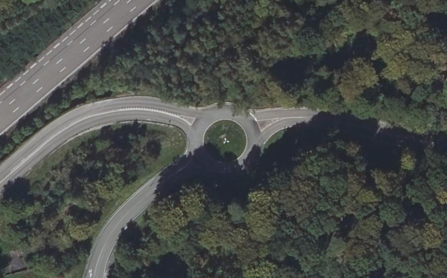 Vue aérienne du Circuit Ville