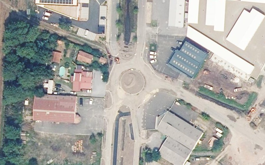 Vue aérienne du Rue des Compagnons