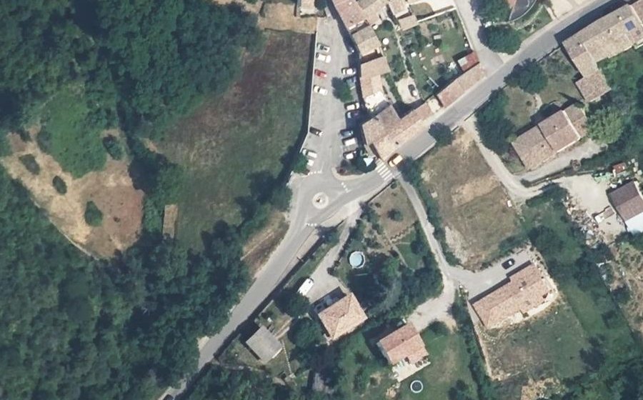 Vue aérienne du Rue de la Mairie