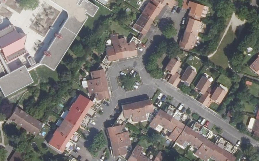 Vue aérienne du Rue du Loing