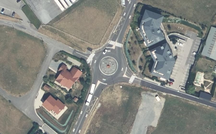 Vue aérienne du Route des Brasses
