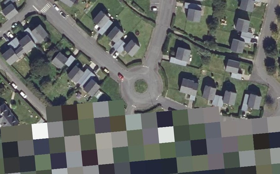 Vue aérienne du Rond-point anonyme n°1332756575