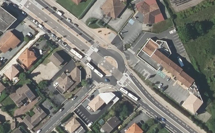 Vue aérienne du Avenue Pasteur