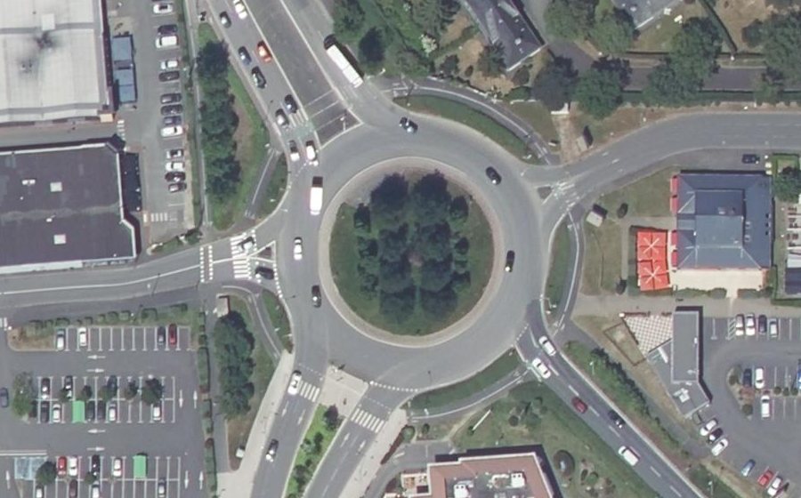 Vue aérienne du Rue Nationale 20