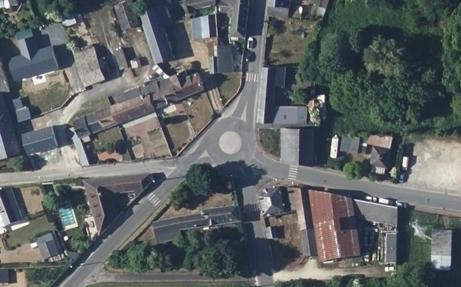 Vue aérienne du Place Jacques Gautier