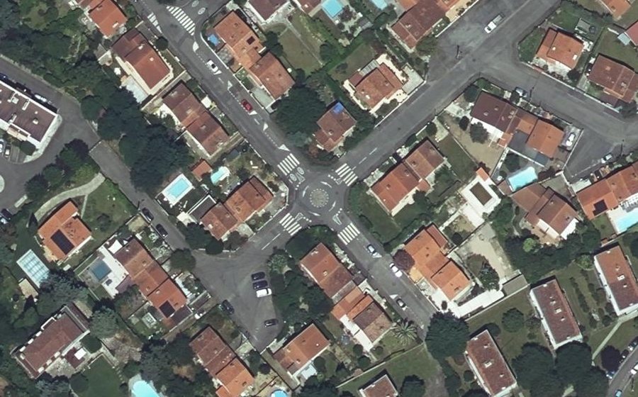 Vue aérienne du Rue de Leucate