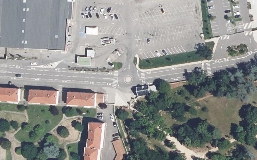 Vue aérienne du Rue Mathieu Duret