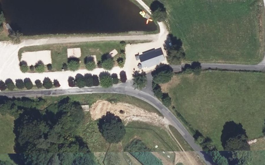 Vue aérienne du Rond-point anonyme n°1341315233