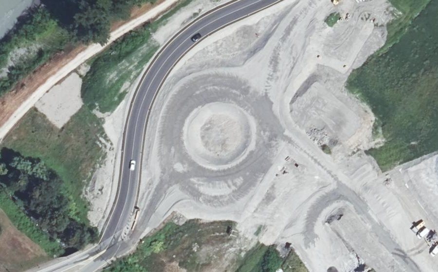 Vue aérienne du D10a