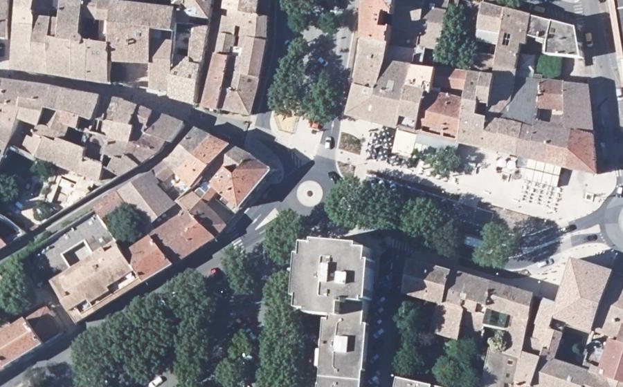 Vue aérienne du Carrefour Maurice Soulier
