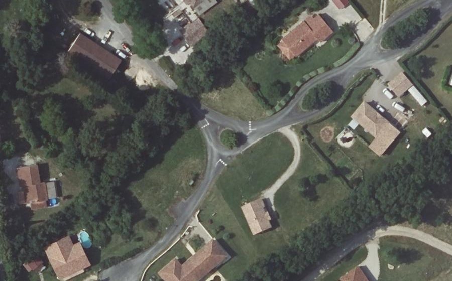 Vue aérienne du Rue des Chênes