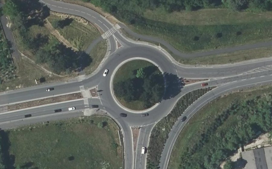 Vue aérienne du Avenue François Mitterrand
