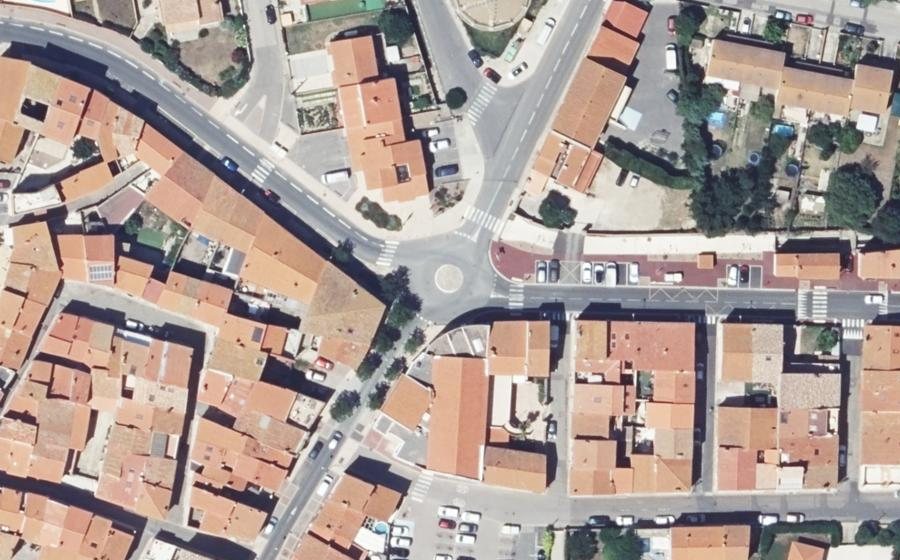 Vue aérienne du Place Jean Jaurès