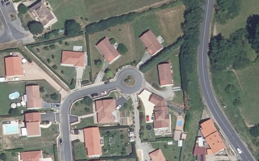 Vue aérienne du Rue du Champ Dallon