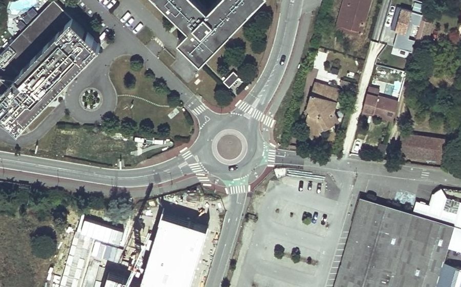Vue aérienne du Rue Alain Fournier