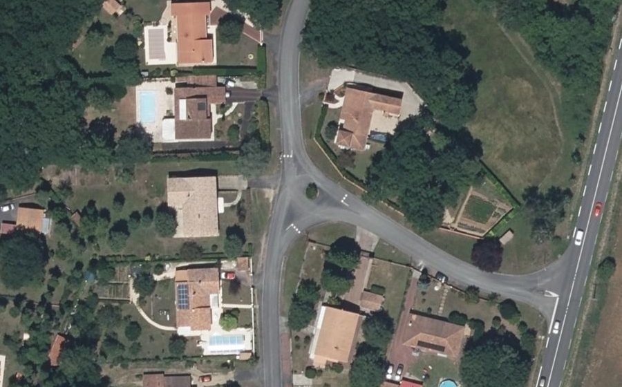 Vue aérienne du Résidence de la Ginotte