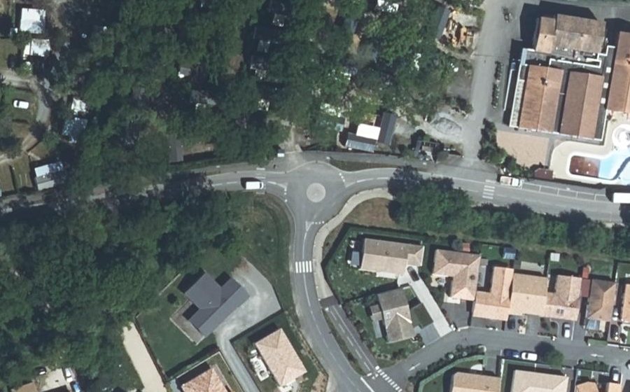 Vue aérienne du Rue du Pâtisseau