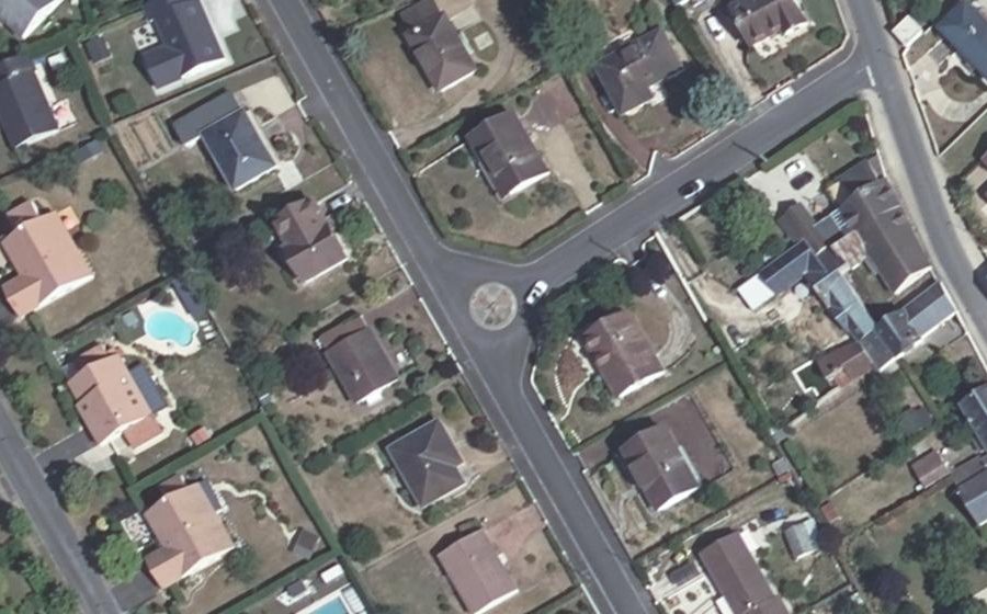 Vue aérienne du Rond-point anonyme n°1354477077