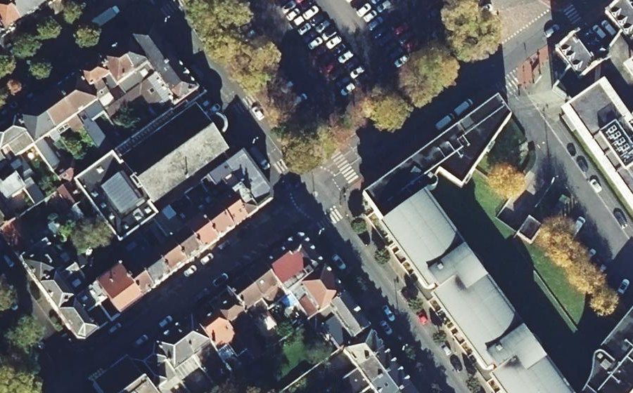 Vue aérienne du Rond-point anonyme n°1355111624