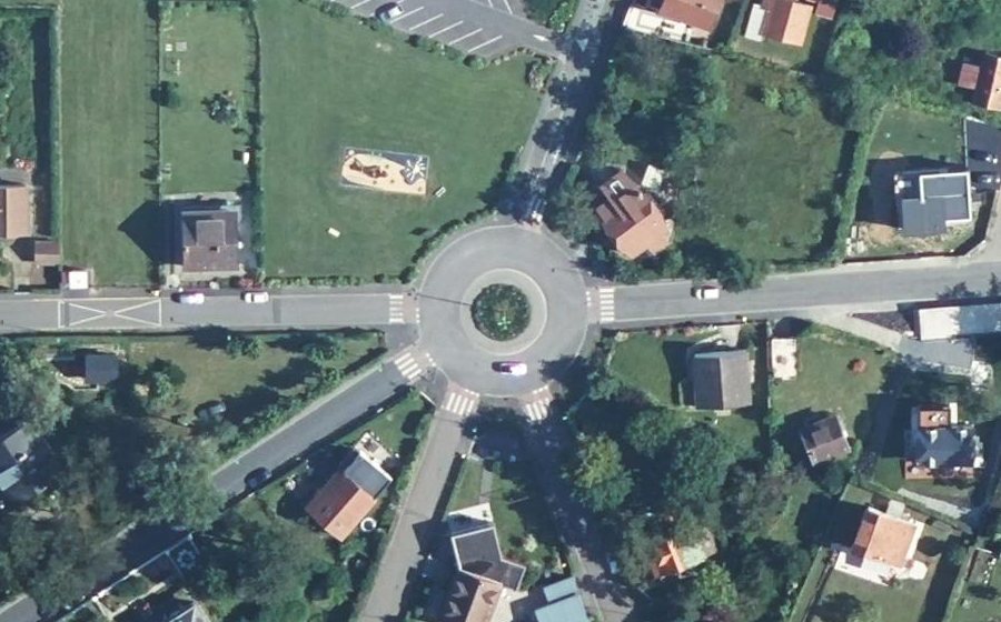 Vue aérienne de la Place Duparchy