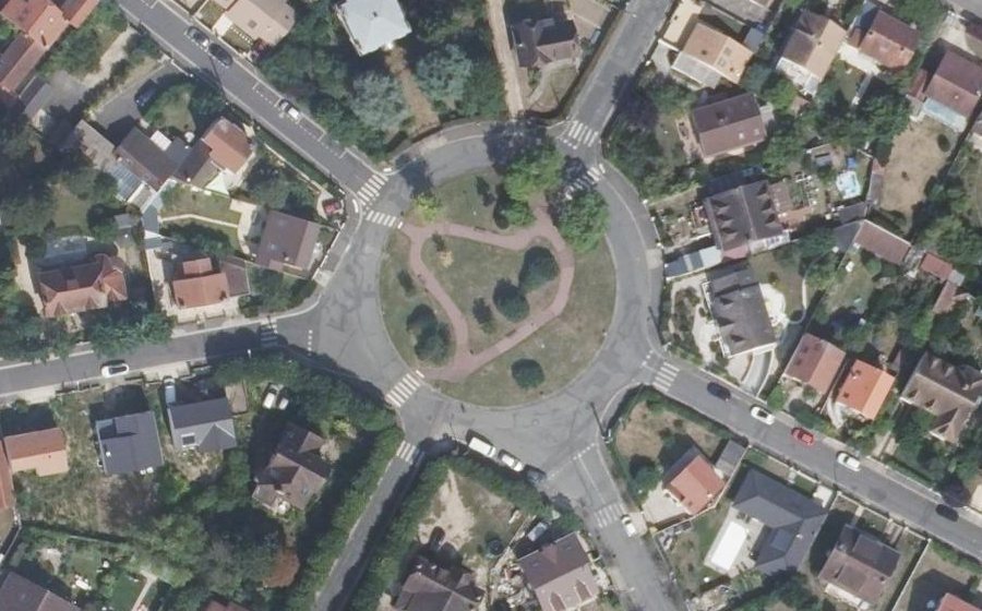 Vue aérienne de la Place Jean Jaurès
