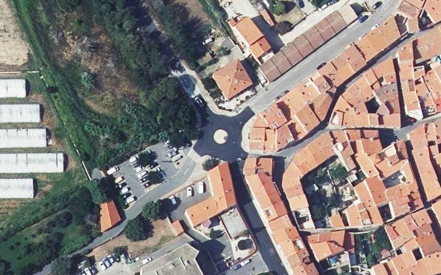 Vue aérienne du Giratoire du Remblai
