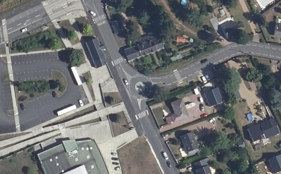 Vue aérienne du Rue de la Vasselière
