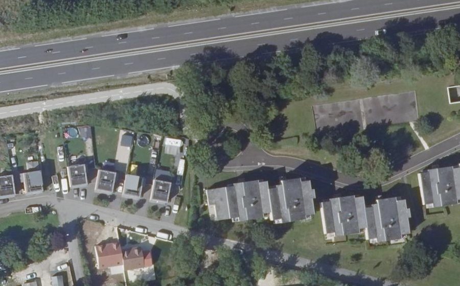 Vue aérienne du Allée Édouard Cortes
