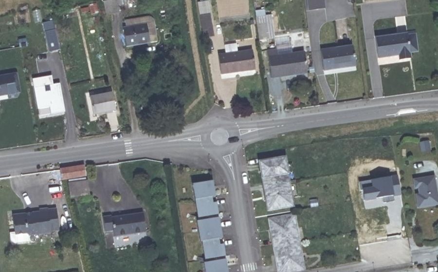 Vue aérienne du Rue Charles Perron
