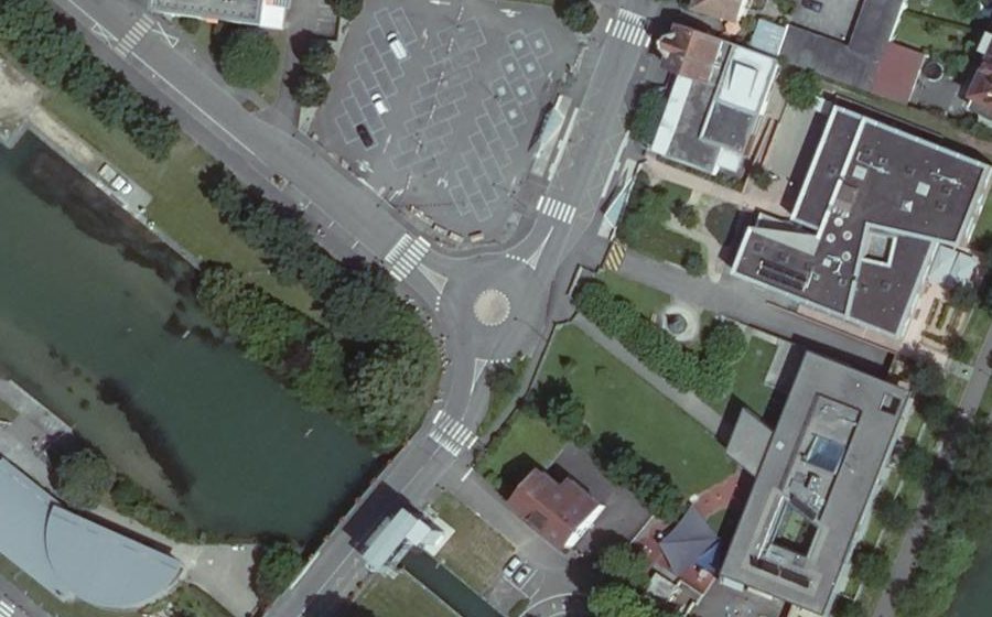 Vue aérienne du Rue du Maréchal Joffre