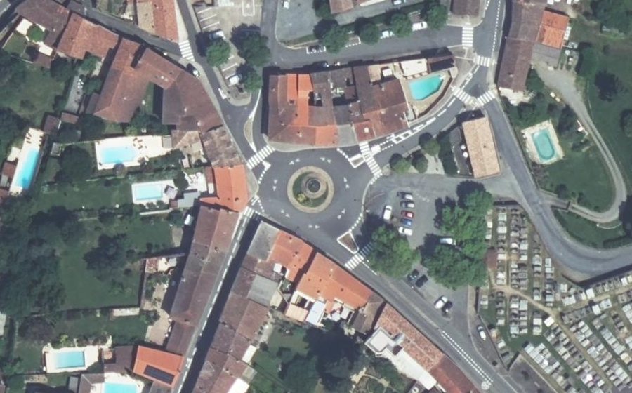 Vue aérienne du Place du Griffoul