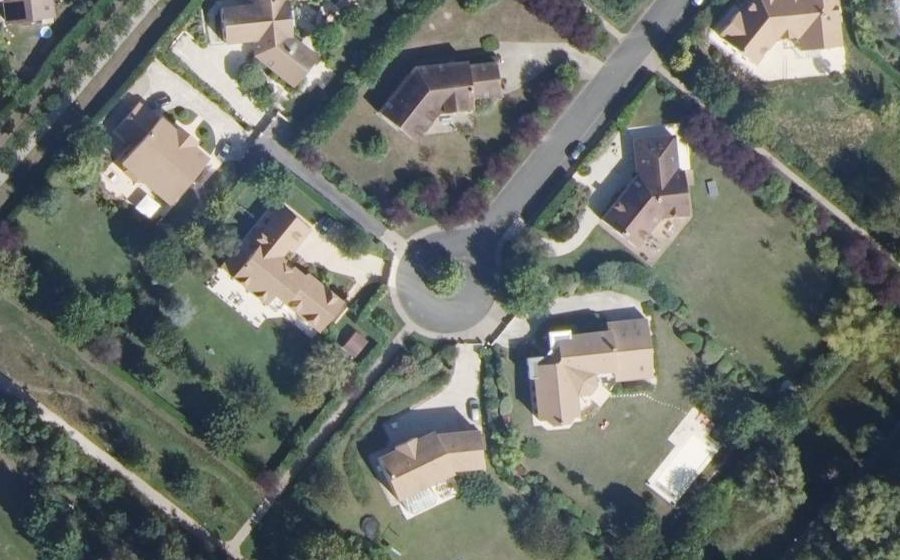 Vue aérienne du Allée Henri Marret