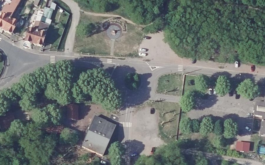 Vue aérienne du Rue Elie Reumaux