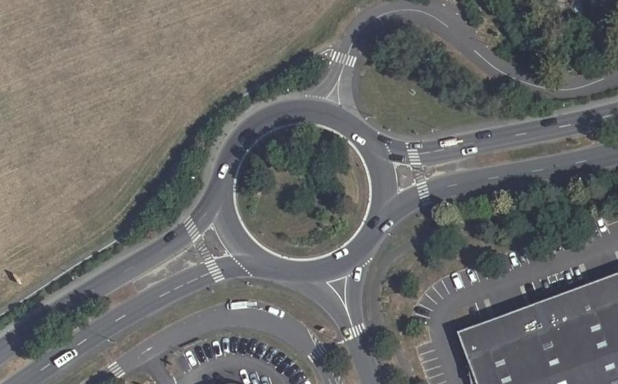 Vue aérienne du Rond-Point de Meinerzhagen