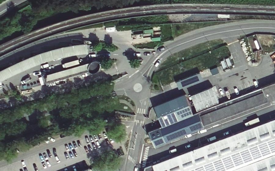 Vue aérienne du Chemin de Bargues