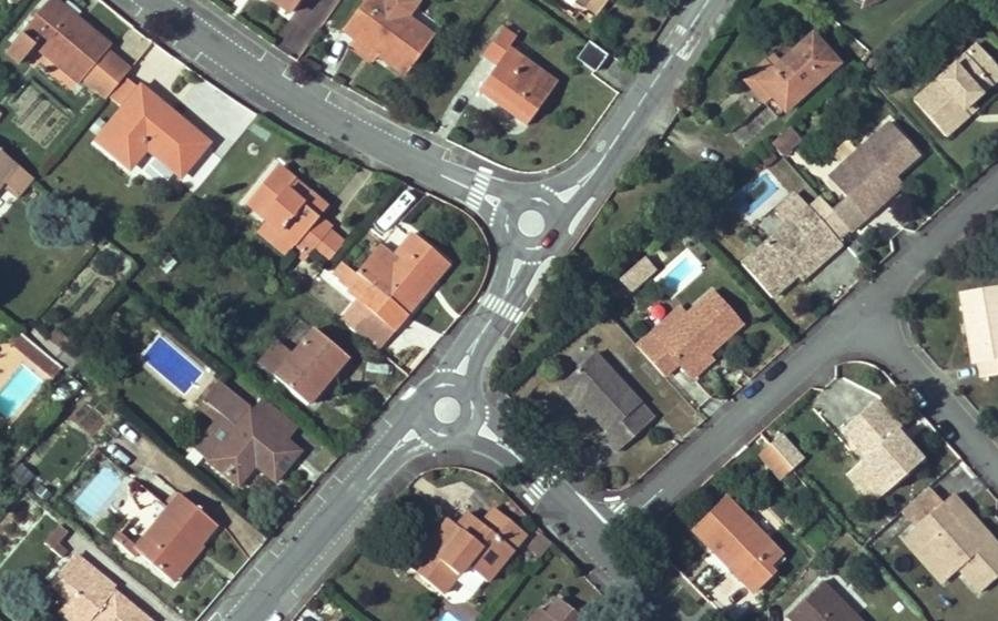Vue aérienne du Rue d'Occitanie