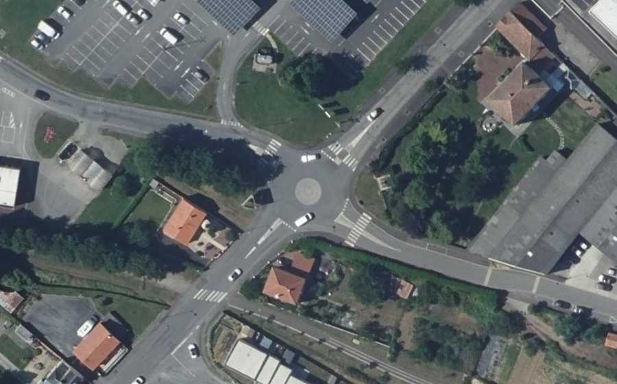 Vue aérienne du Avenue du Général de Gaulle