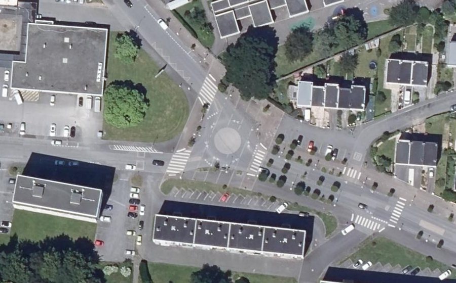 Vue aérienne du Avenue Chenailler dit Colonel Morice