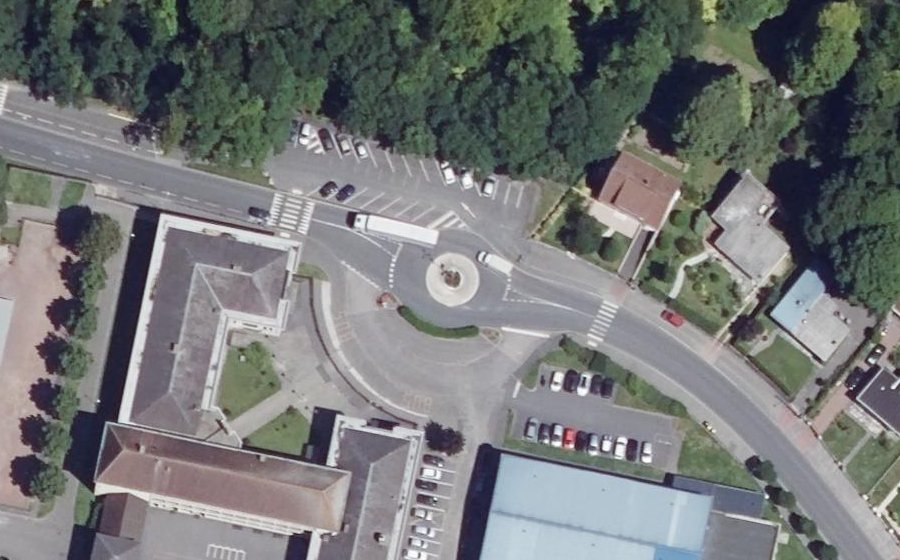 Vue aérienne du Avenue Gérard de Nerval
