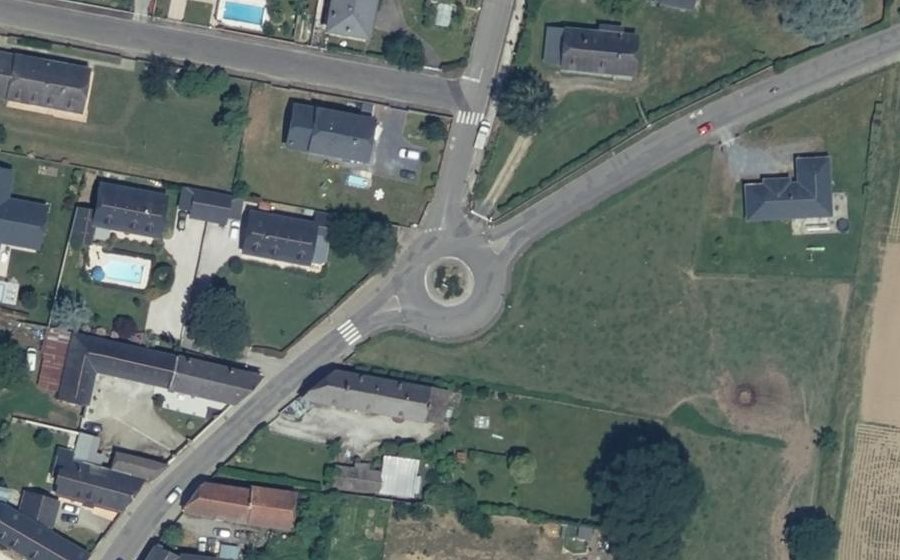 Vue aérienne du Rue du Herran
