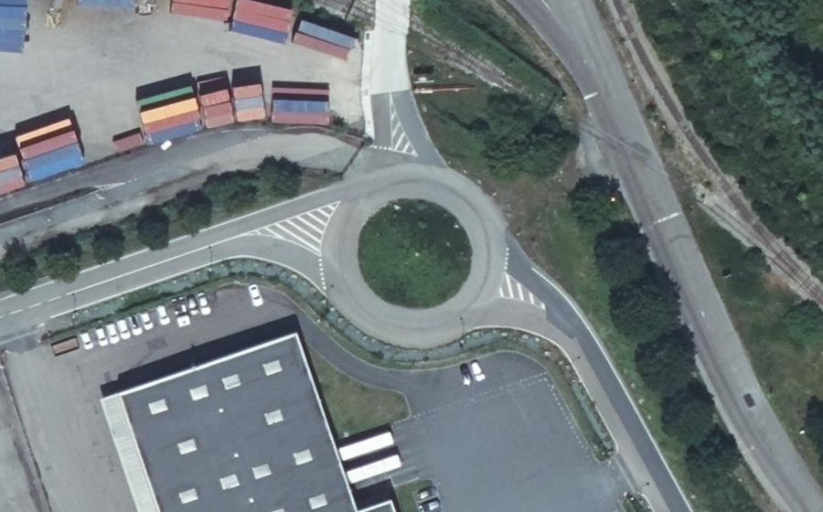 Vue aérienne du Rue Henry de Rochebouet