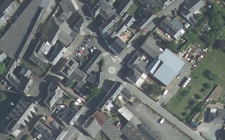Vue aérienne du Rue Rabelais