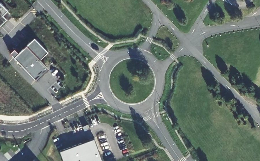 Vue aérienne du Rue du Docteur Charles Legay