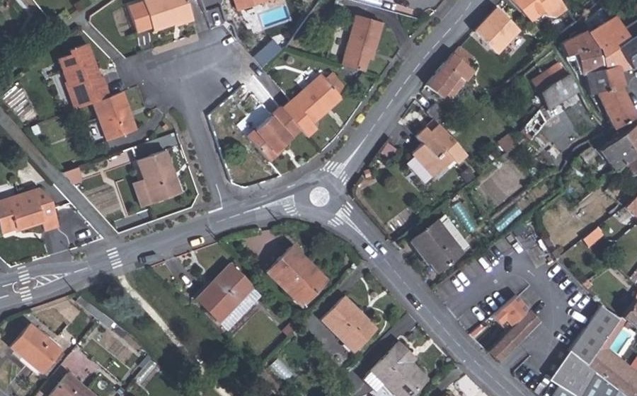 Vue aérienne du Rue de la Vendée