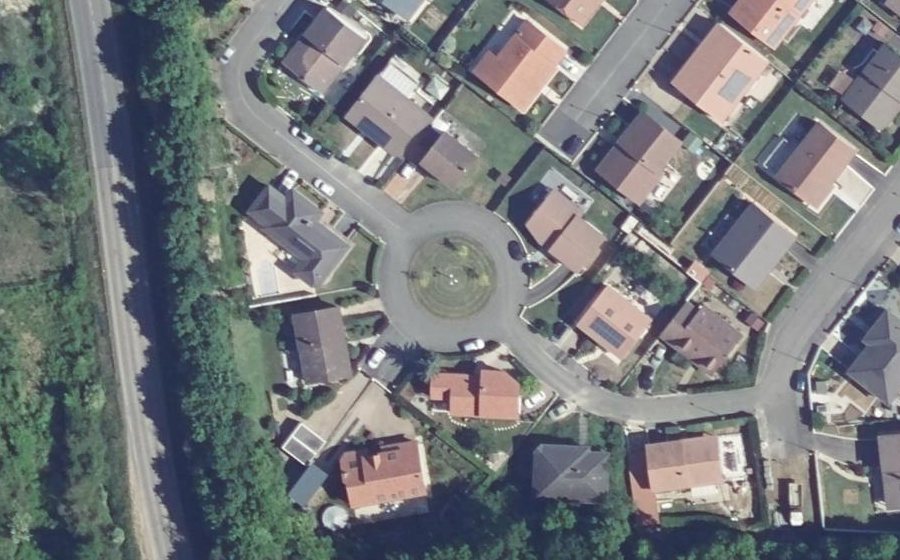 Vue aérienne du Rue des Étoiles