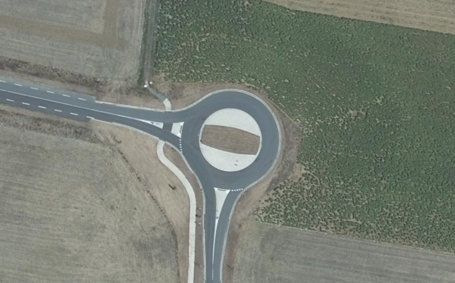 Vue aérienne du Rond-point de l’Europe