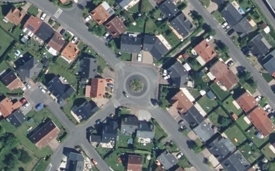 Vue aérienne du Domaine du Clocher