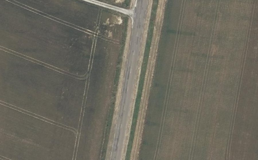 Vue aérienne du Rond-point anonyme n°1413836068