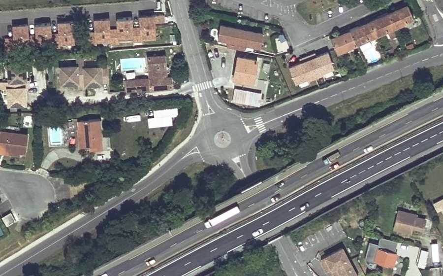 Vue aérienne du Chemin du Page