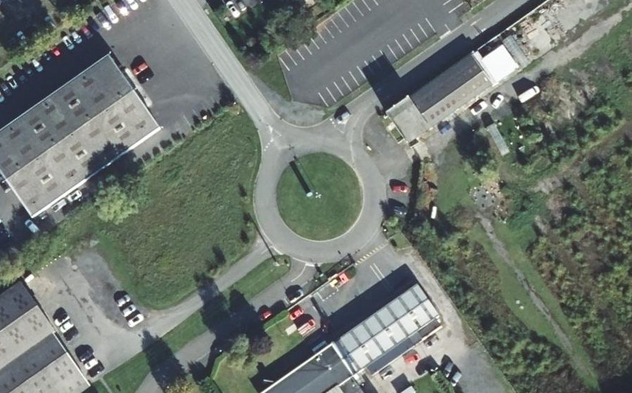 Vue aérienne du Rue Jean Monnet
